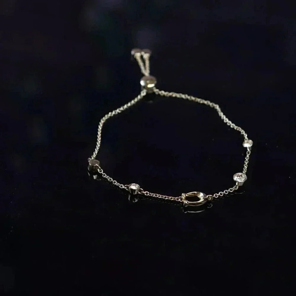 ★Original Wrapping★COACH SIGNATURE CRYSTAL SLIDER BRACELET C9449 GLD - Picture 5 of 7